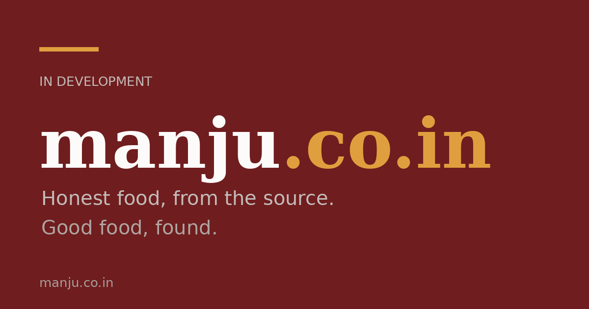 Link preview image for manju.co.in